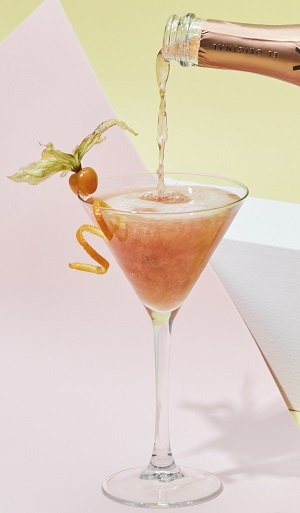 Aviva Wines Cocktails Pink Gold